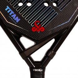 PALA DE PÁDEL VIBOR-A TITAN 3K BLACK