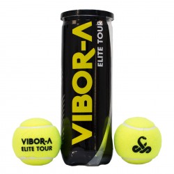 BOTE DE 3 PELOTAS DE PÁDEL VIBOR-A ELITE TOUR