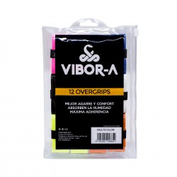 BOLSA DE 12 OVERGRIPS VIBOR-A LISOS
